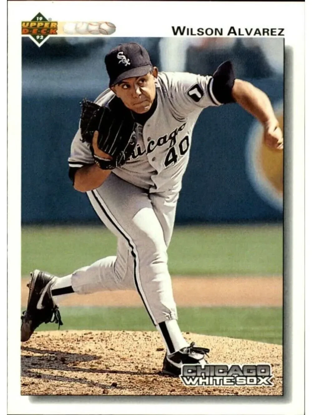 Wilson Alvarez 1992 Upper Deck MLB #573 Baseball Card Chicago White Sox